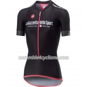 Femme Maillot Cyclisme Noir 2018 Tour d'Italie